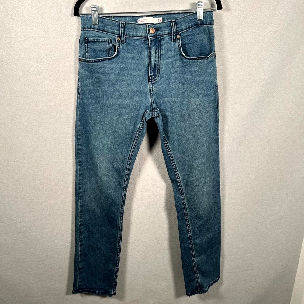 Signature by Levi Strauss & Co. Jeans Womens 18 Blue Medium Wash Slim Straight